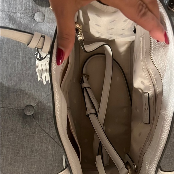 Kate Spade White Tote Bag - Picture 3 of 4